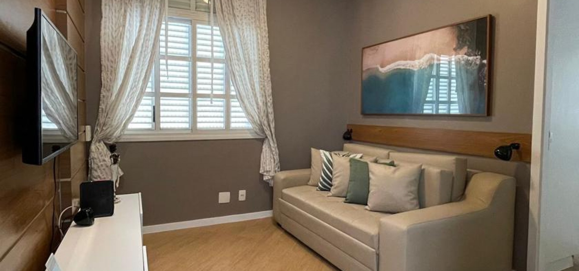 Lindo apartamento no condominio South Beach Residence em Copacabana